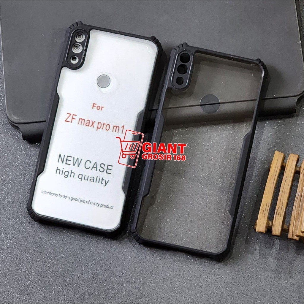 S/P- CASING COVER ZENFONE MAX PRO M1 ZENFONE MAX PRO M2 CASE ARMOR FUSION SHOCKPROOF TRANSPARANT CAS