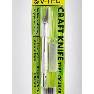 

V-tec Craft Knife Type CK 40 SB II Pisau Kriya II Cutter