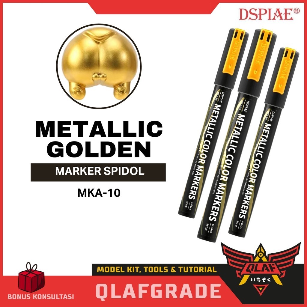 

Marker spidol Golden Metallic MKA-10 Emas Super Metalik Dspiae
