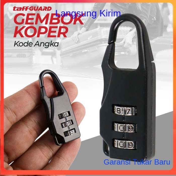 Gembok Tas Koper Lemari Locker Kode Angka Safety Lock Portable