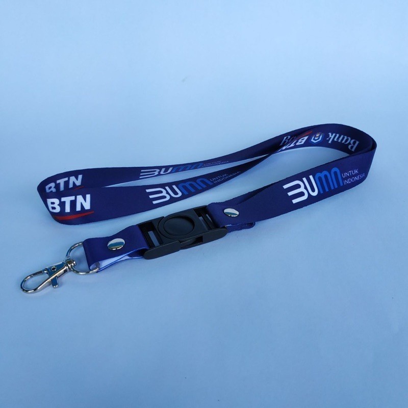 

TALI IDCARD LANYARD BANK BTN BUMN BISA SATUAN