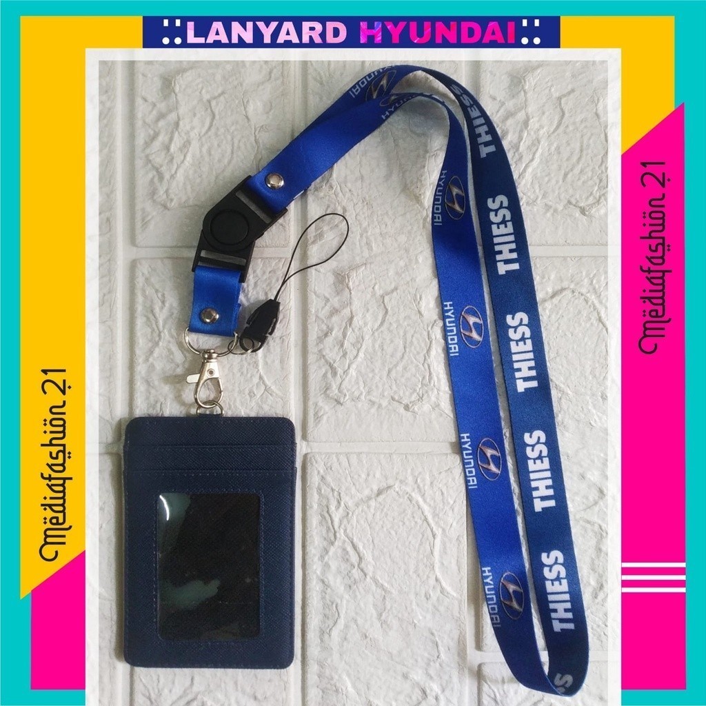 

Lanyard HYUNDAI / Tali Gantungan ID Card - Free Strap ID, HP/Flashdisk (Paket Lengkap Exclusive)