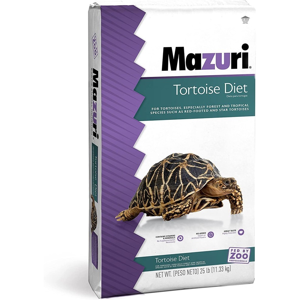 Mazuri Tortoise Diet 11.33 Kg / Mazuri Karungan Pelet Kura Sulcata