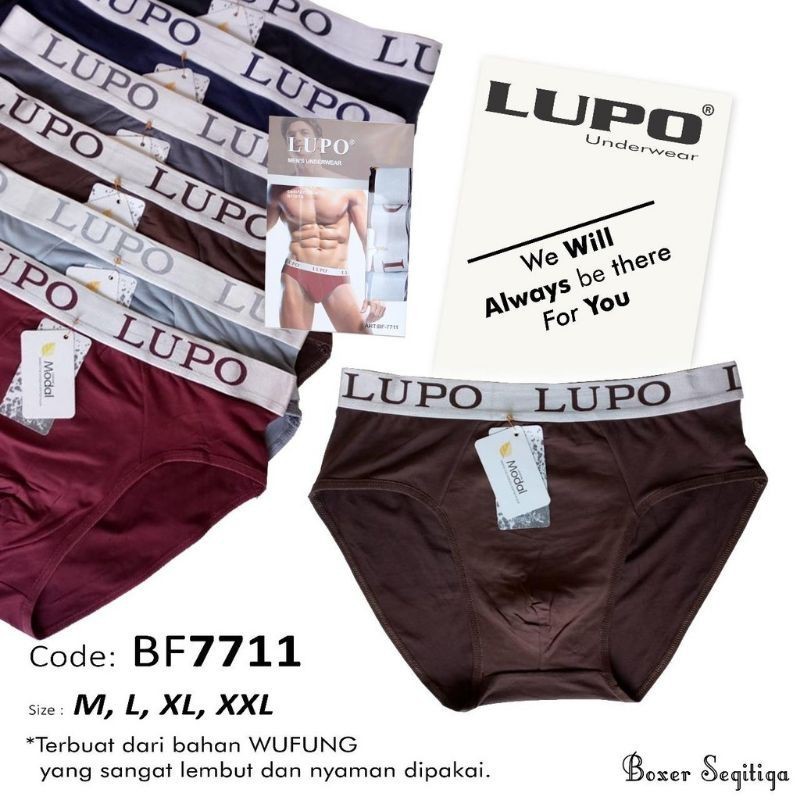 CD LUPO BRIEF BOXER CELANA DALAM PRIA BOXER LUPO