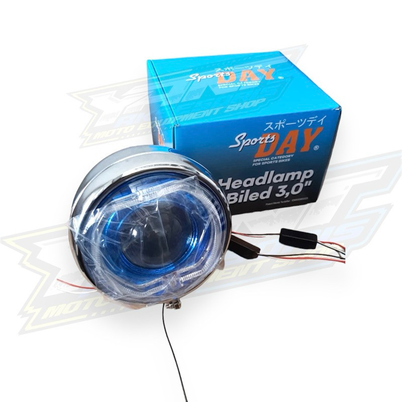 PROMO LAMPU BILED 3 INCI SET BATOK CB125 CB 125 Crom dan Hitam