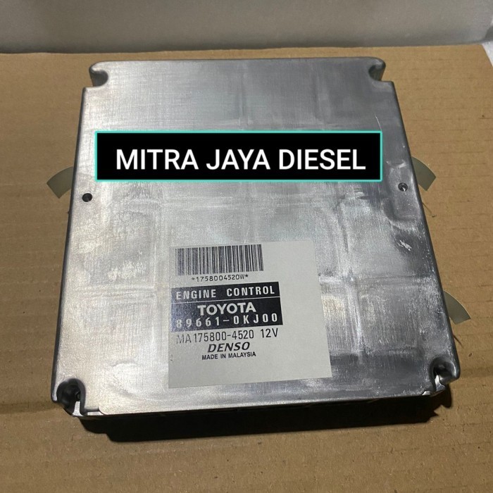 Ecu Comouter Hilux Diesel 89661-0KJ00 2008 2010 Original