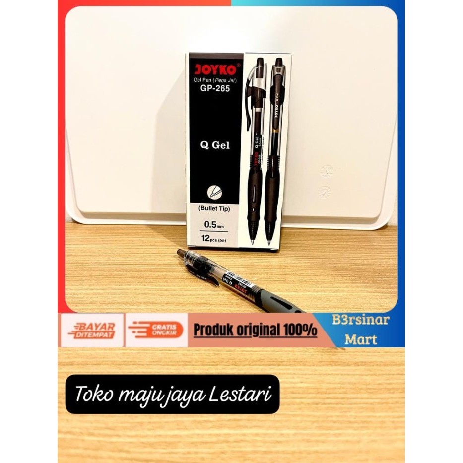 

[[KUALITAS TERBAIK]] Pulpen Gel Joyko Gp 265 cetek cetek COD