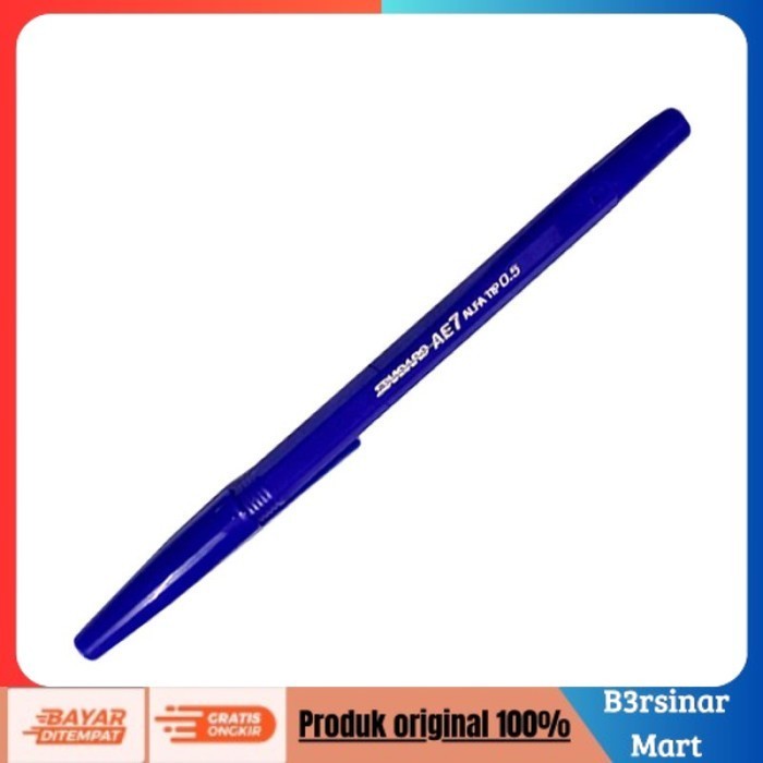 

[[KUALITAS TERBAIK]] PULPEN / PEN / PENA STANDARD AE7 (12 PCS) [MERAH, BIRU, HITAM] Biru COD