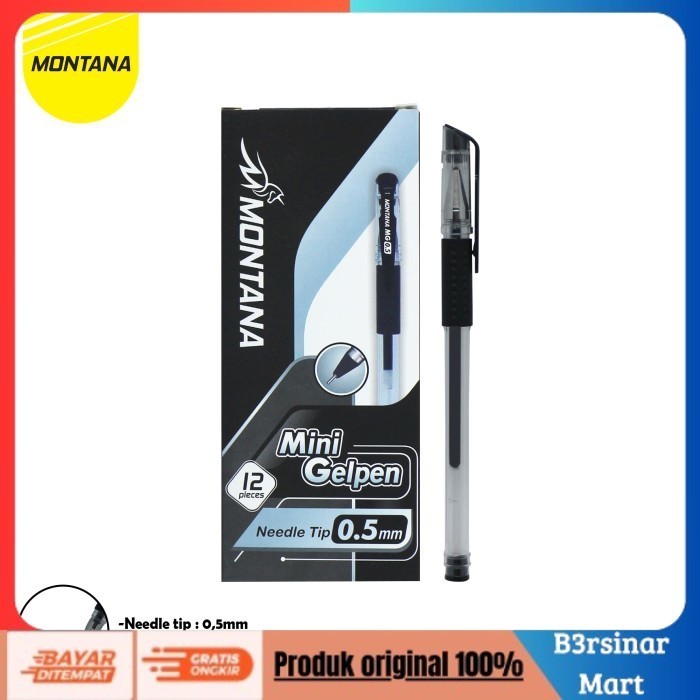 

[[KUALITAS TERBAIK]] Ball Pen GEL / Pulpen / Pena Montana 412 C COD