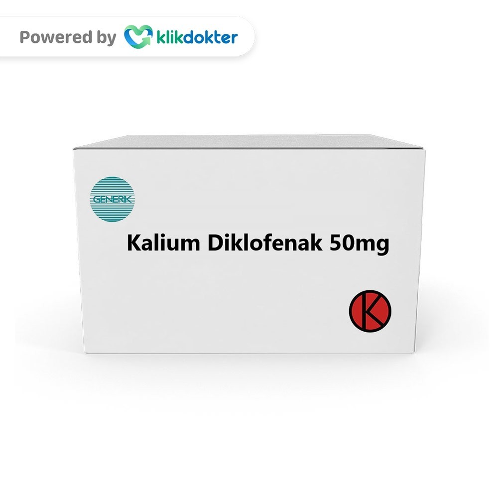 Kalium Diklofenak 50mg 10 Tablet Generik