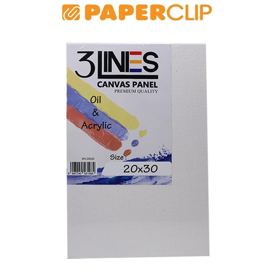 

CANVAS PANEL 3LINES KPL20X30