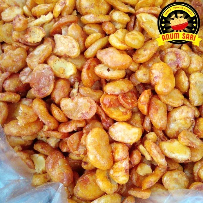

JAJAN PASAR/ SNACK GURIH/ Kacang Koro Mercy Kupas Balado Pedas - Anum Sari - 250 Gram