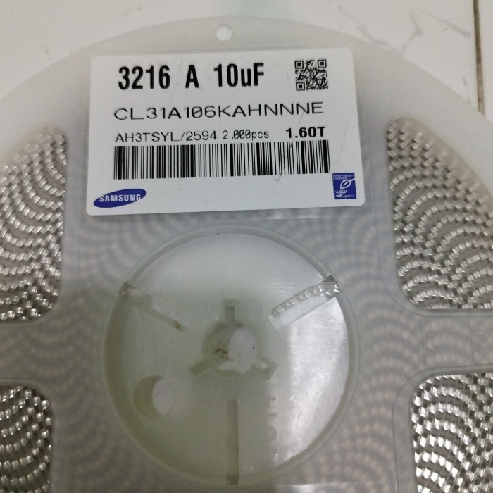 capacitor samsung 3216 10uf SMD