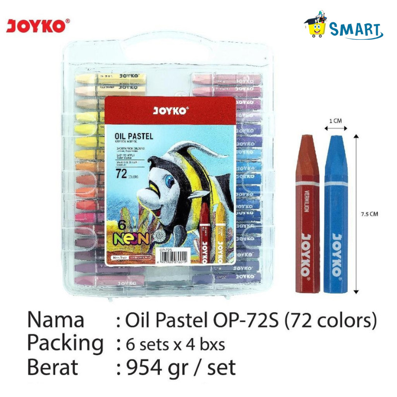 

(1TUBE ISI 72WARNA)JOYKO CRAYON 72C CASE