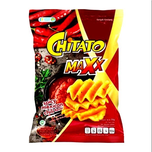 

CHITATO MAXX SPICY MEXICAN CHILI FLAVOR BAG 55 GR Diskon