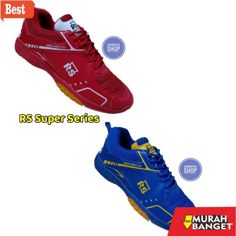 Sepatu bulu tangkis keren sepatu badminton rs super series terbaru
