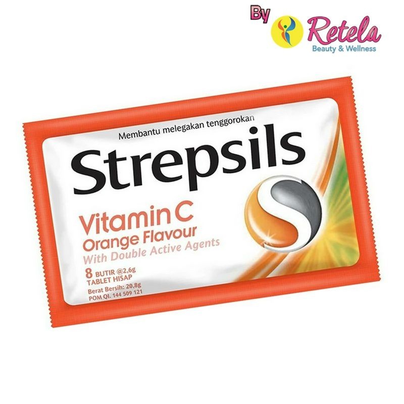 

STREPSILS VIT-C ORANGE ISI 8 TABLET HISAP