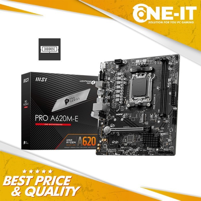 Motherboard MSI PRO A620M-E AMD A620 Socket AM5 DDR5