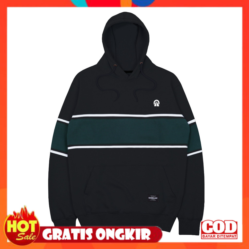 [PREMIUM ORIGINAL] Dobujack Judge Black Green Hoodie