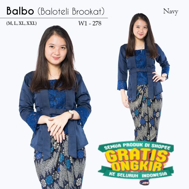 KUTUBARU BALOTELLY BRUKAT ROK LILIT BATIK/SETELAN BATIK/KEBAYA MODERN/KEBAYA WISUDA/KEBAYA PESTA RUM