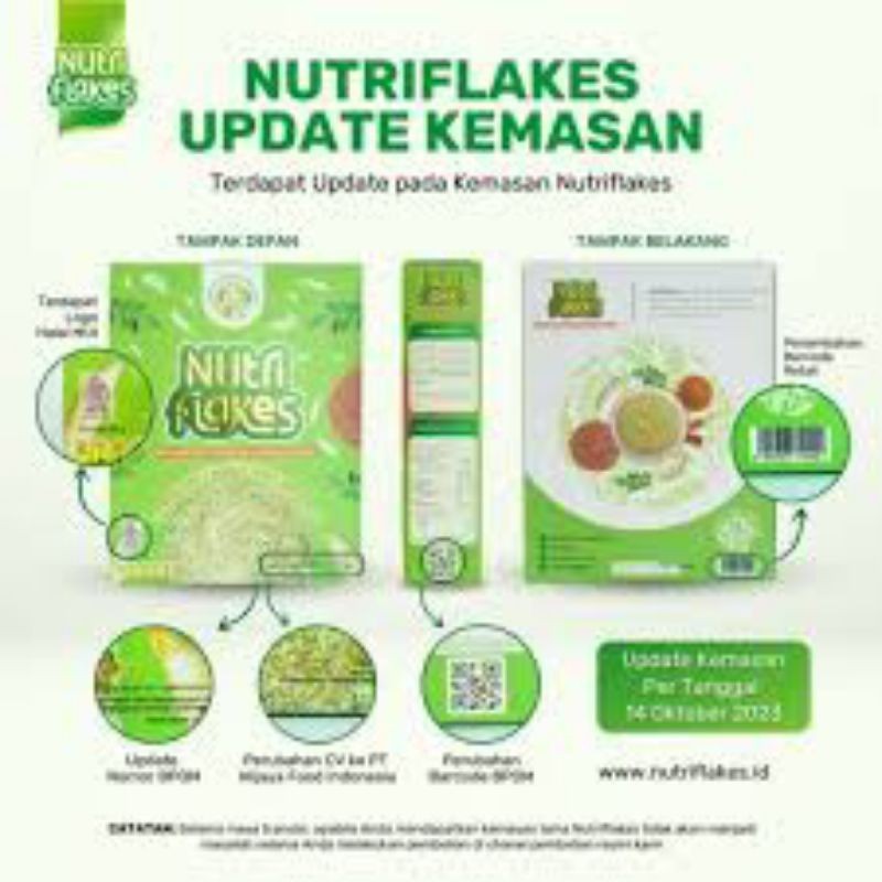 

PAKET Nutriflakes Sereal Umbi Garut Atasi Sakit Asam Lambung & Gerd