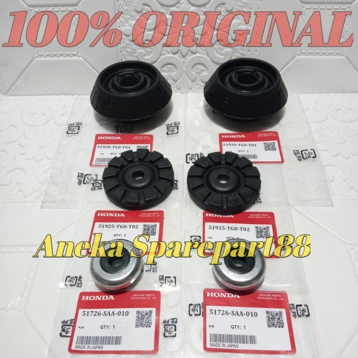 support shock + tatakan + bearing support honda brv hrv freed city ori