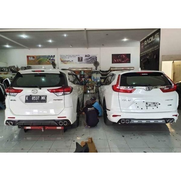 bodykit toyota all new terios all mew rush yups body kit bodikit