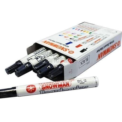 

Thosti [PER PACK] SPIDOL SNOWMAN WHITEBOARD / PERMANENT - PERMANENT, Merah