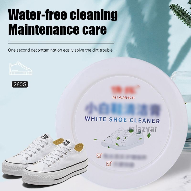 Krim Pembersih Sepatu + Spons / Krim Pemutih Sepatu / Pembersih Sepatu / Pembersih Sepatu Bulat / Fo