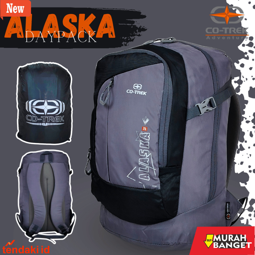Tas Ransel Pria Kekinian Daypack Alaska Cotrek Tas punggung Tas Laptop Tas sekolah