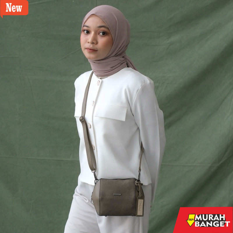 Tas Bulan Sabit Wanita Sling bag Flicka DD 20 tas selempang wanita tas unik tas lucu mini bag kado