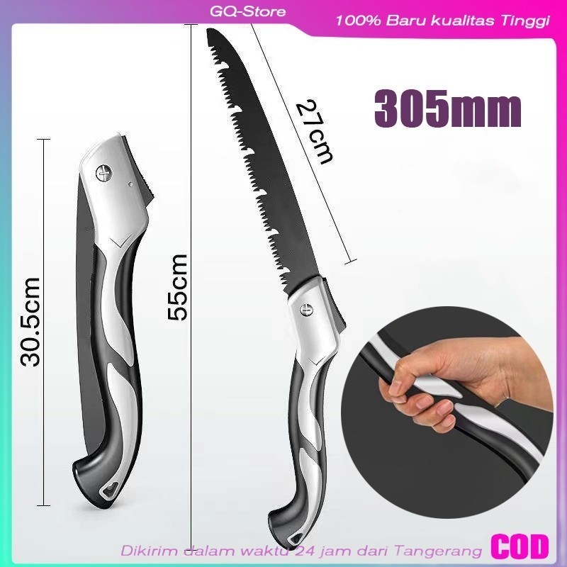 Baja Gergaji Lipat Kayu Portable Mata Pisau/Gergaji Lipat Berukuran Besar/Tangan Kayu Folding Saw