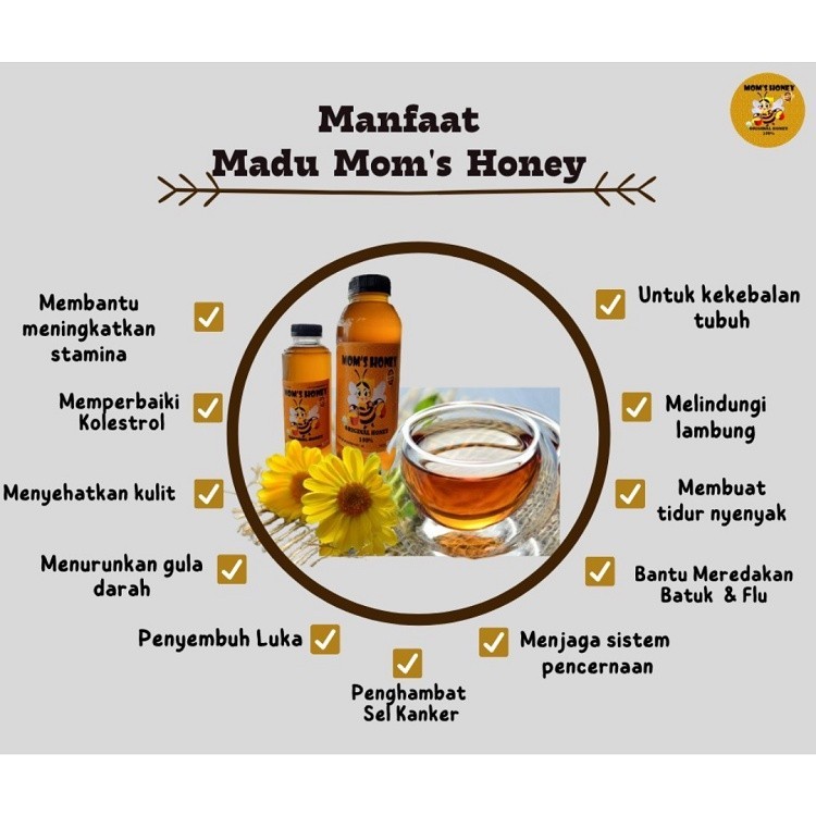 

Madu Asli 320 Gram Sebagai Pemanis alami Yang Menyehatkan Dan Membantu Meningkatkan Imun Tubuh