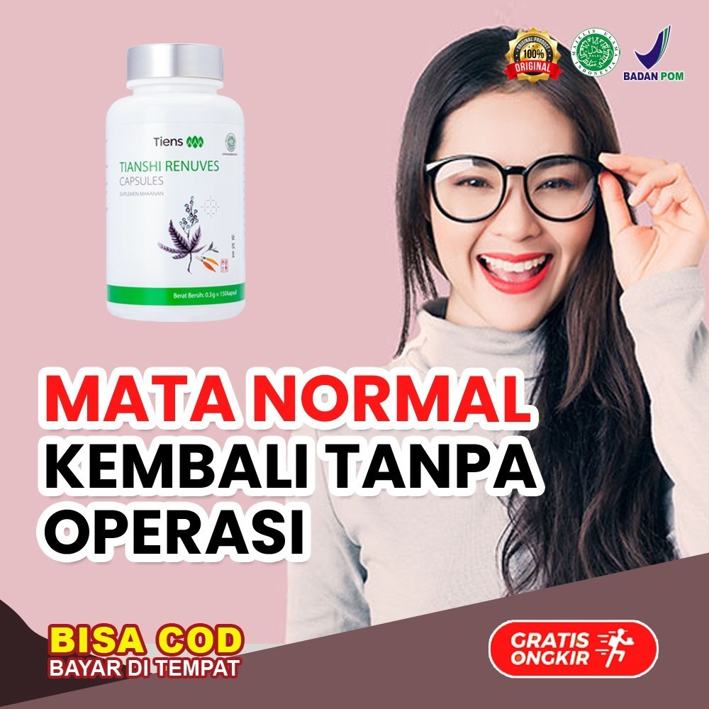 PAKET PRODUK TIENS UNTUK MATA MINUS HERBAL ORIGINAL SEGEL HALAL BPOM