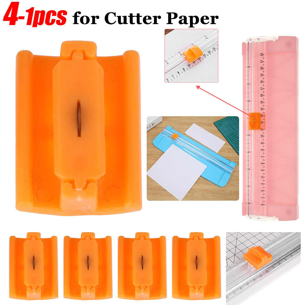 

1-4pcs Paper Trimmer A4/A5 Paper Cutting Portable Precision Paper Card Cutting Blade Art Trimmer Photo Cutter Sliding Security