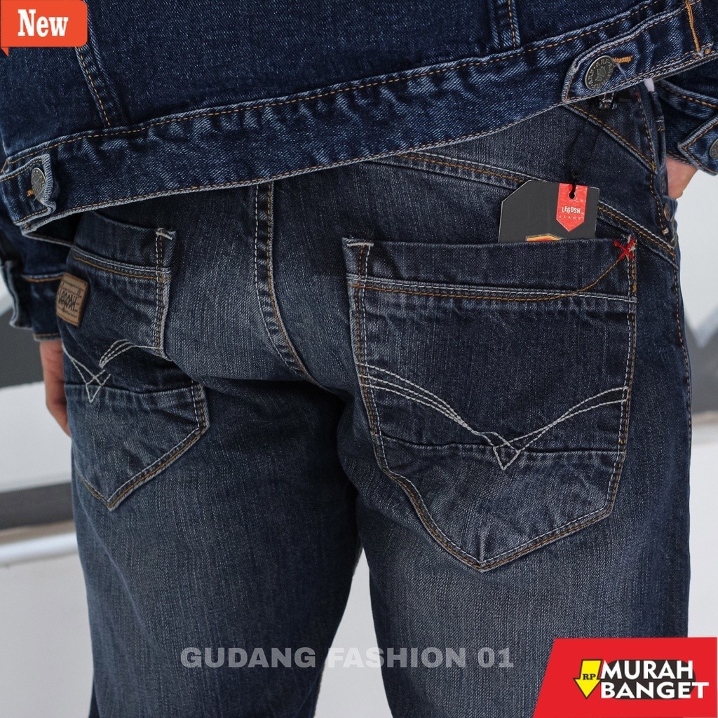 Denim Pria Jumbo Celana Cardinal Pria Original Celana Jeans Panjang Original Legosh Jeans Model Stan