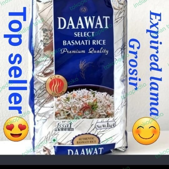 

Daawat Select Basmati rice / Beras Basmati Select /Premuim Quality 1kg