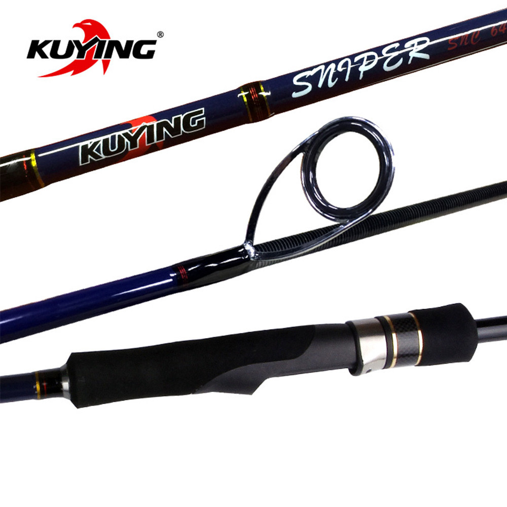 KUYING Sniper 6'0'' 1.8m 6'4'' 1.92m Light Slow Jigging Rod Casting Spinning Lure Carbon Sea Fishing