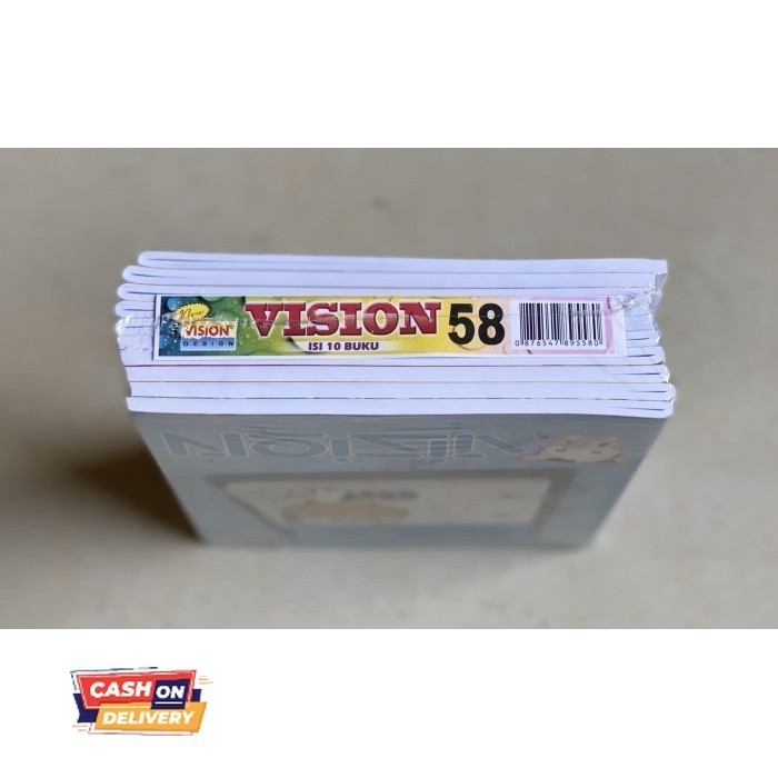 

✨LARIS✨ -Buku Tulis 58 lembar Vision isi 10 buku