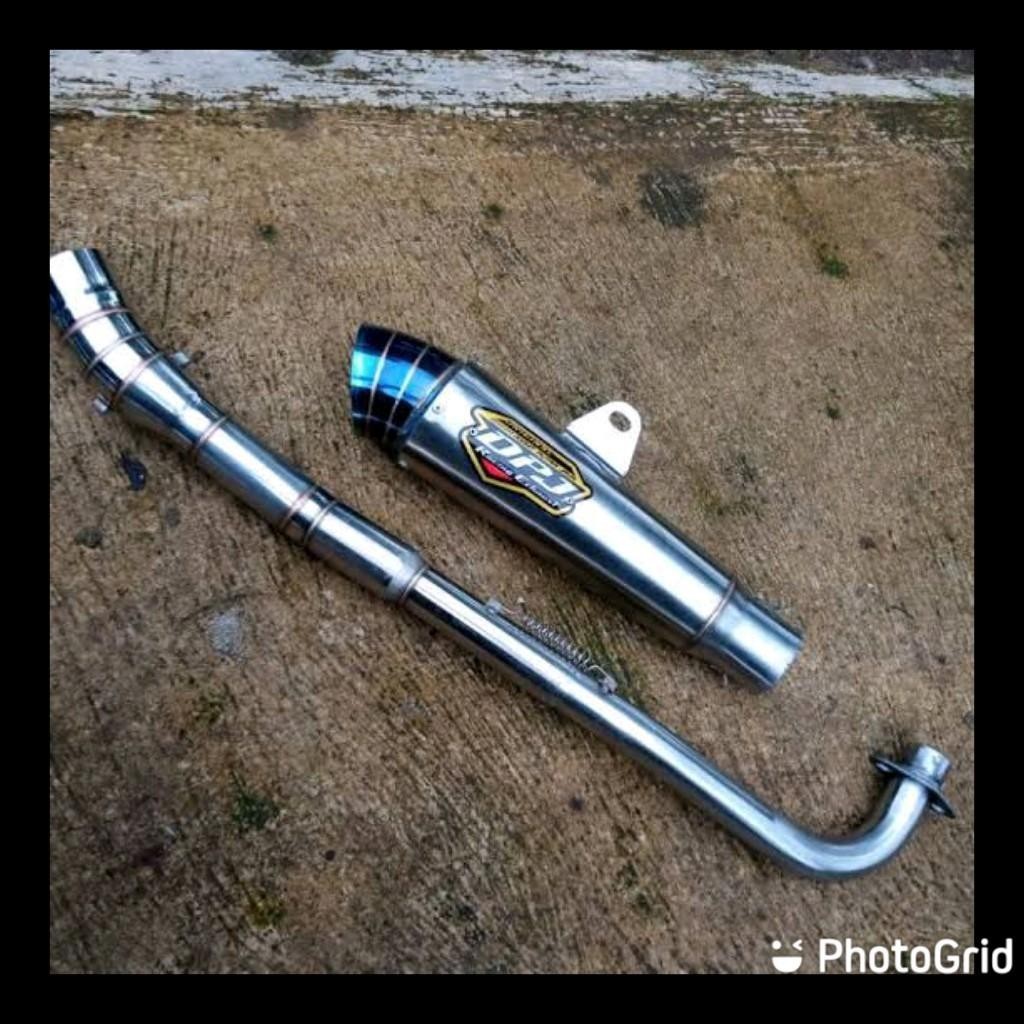 Knalpot Racing DPJ Fullset Bebek Vega Jupiter Supra Kharisma Grand Astrea Supra Dll