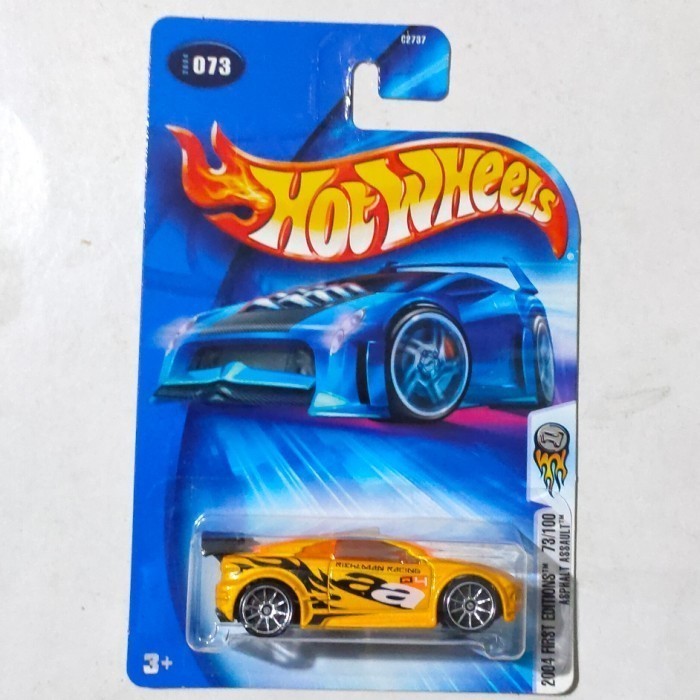 Hotwheels Asphalt Assault kuning 2004 First Editions kap polos
