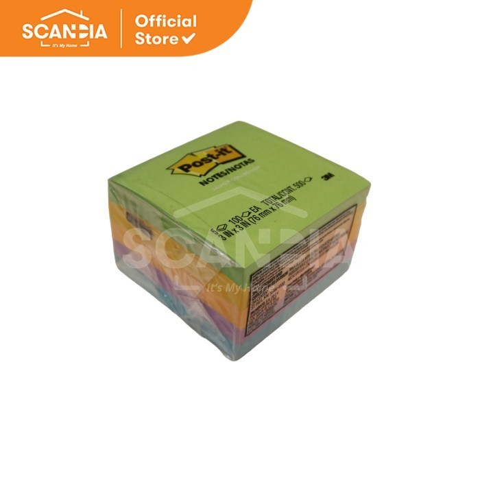 

SCANDIA Sticky Notes Jaipur Colors 3X3 24 Pkcv (654-5UC)