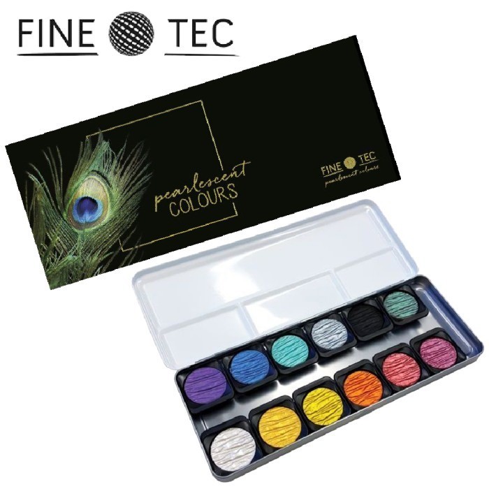 

Finetec Pearlescent 6B Set Opaque Watercolor Metal Box