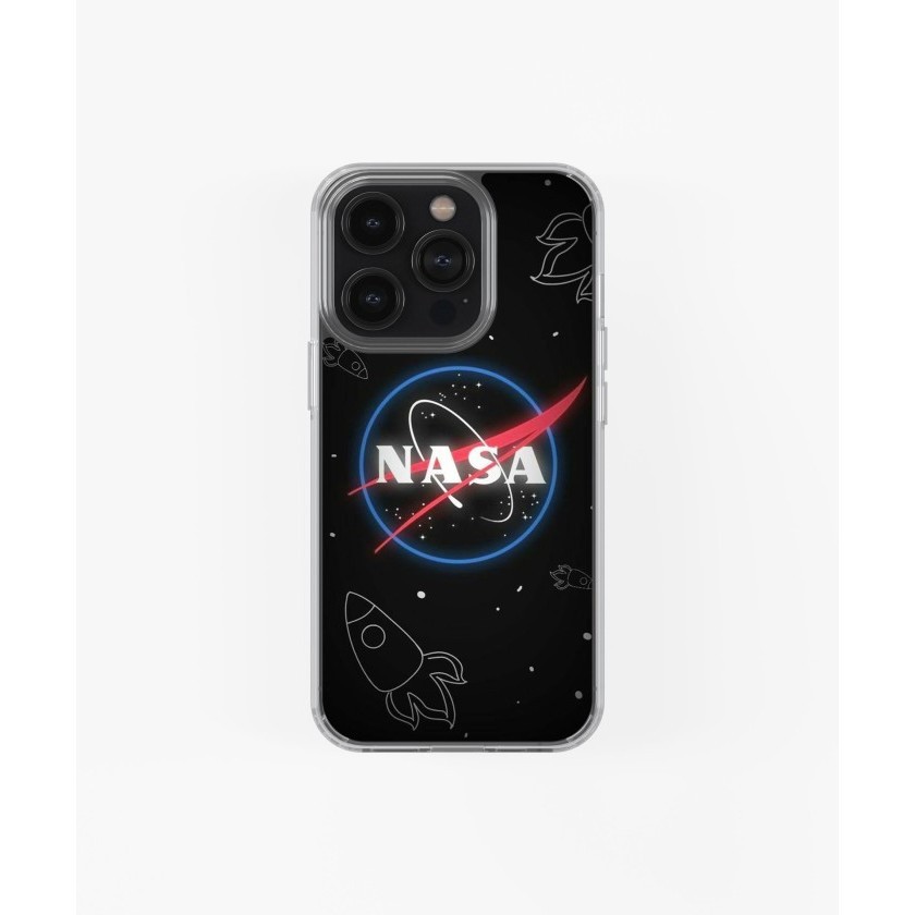91 Black Nasa - Case Iphone Samsung dan Tipe Lainnya