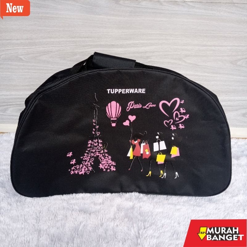 tas selempang wanita shopee haul Tas Tupperware Tas Tempat Baju Ukuran Besar Muat Banyak Bahan Tebal