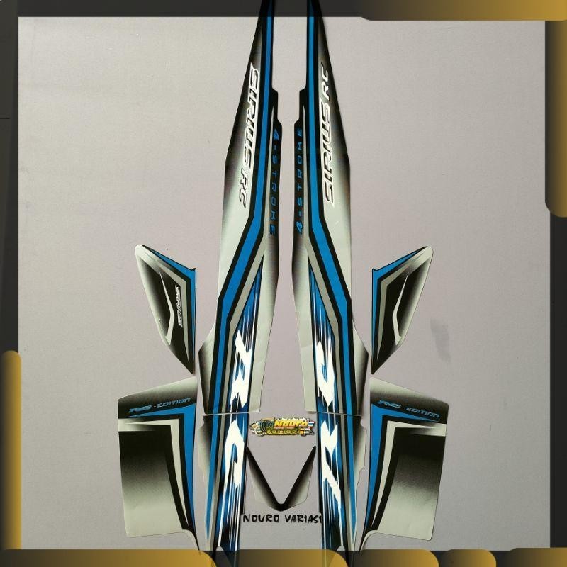 striping yamaha vega r new sirius rc biru silver thailand thailook