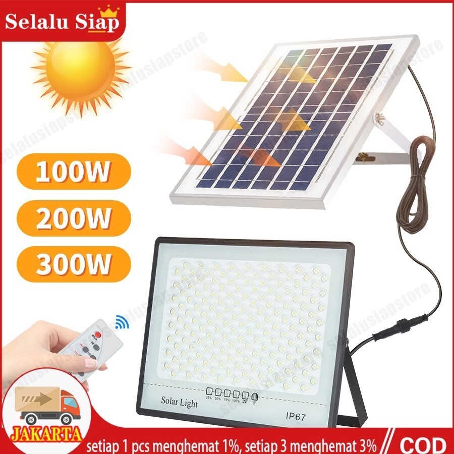 Solar Cell Lampu Lampu Solar Lampu 24 Jam Otomatis Outdoor Lampu Sorot Solar Cell Led Tenaga Surya W