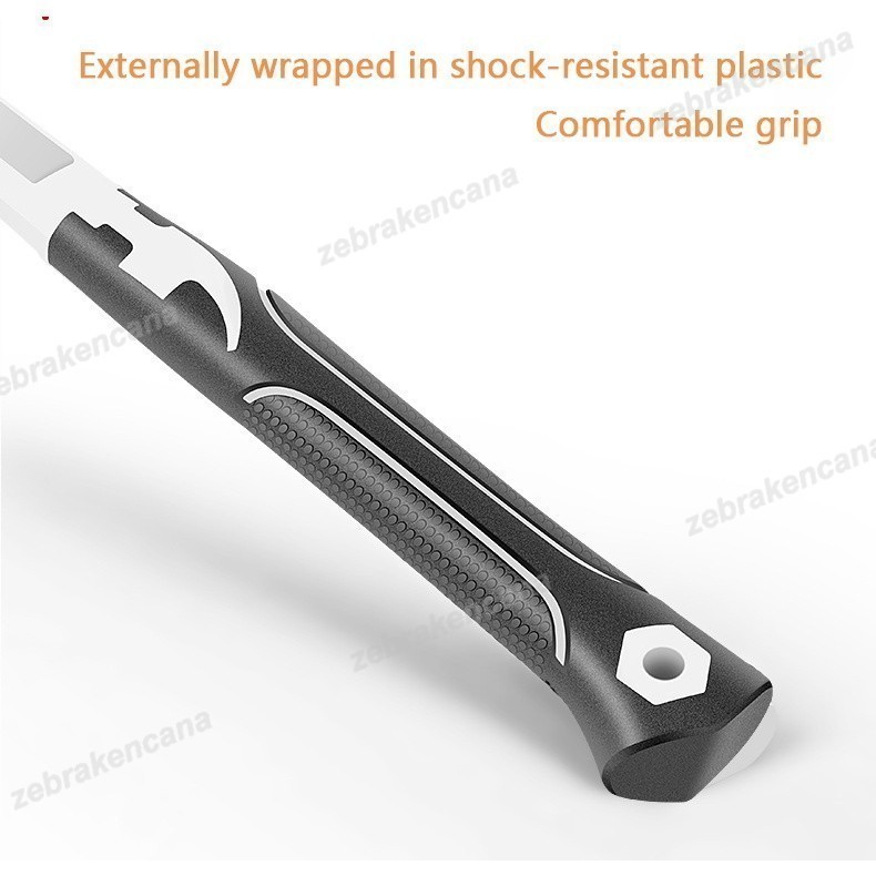 Oudisi Palu Kambing Magnet Multifungsi Palu Paku Baja Tahan Karat Square Head Kepala Bulat Pegangan