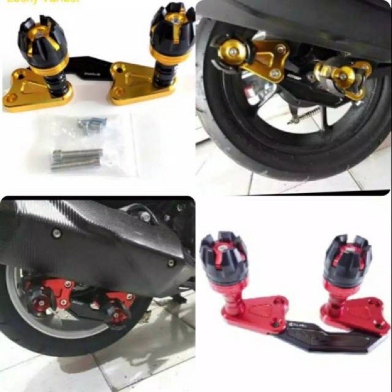 [Spin-R] JALU KNALPOT NMAX | PELINDUNG KNALPOT NMAX 2020 | AEROX LEXI FRAME SLIDER NMAX