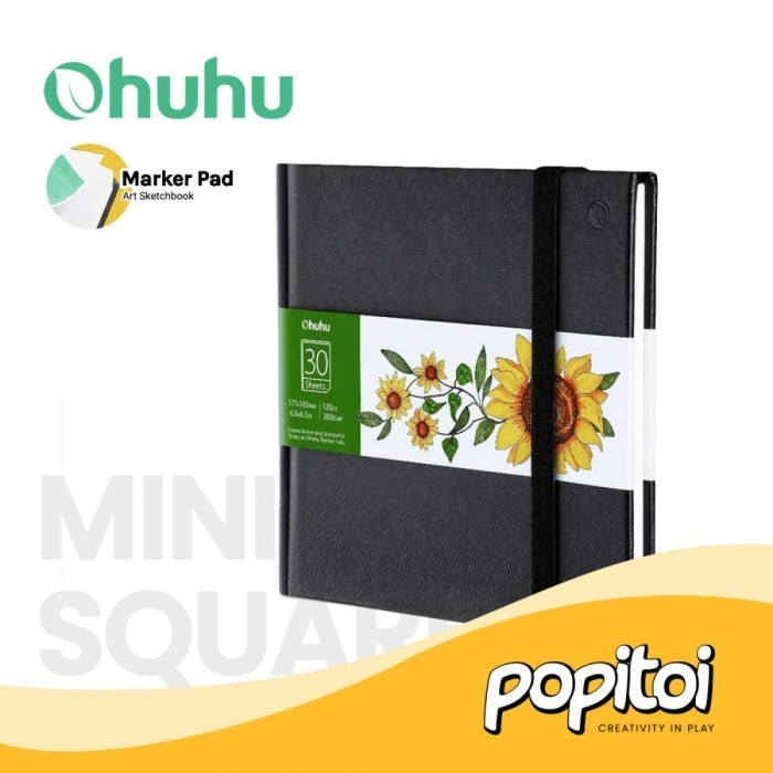 

OHUHU Marker Pads Art Sketchbook Buku Gambar Notebook Sketsa A3 Square - Mini Square h1